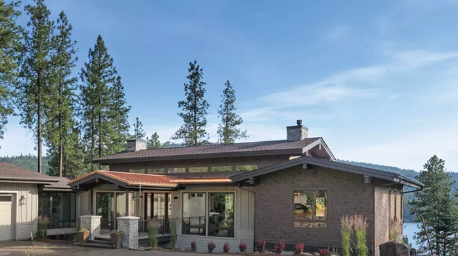 Image: Watercolor hues and thoughtful design elements unite to create a welcoming home on Lake Coeur d'Alene